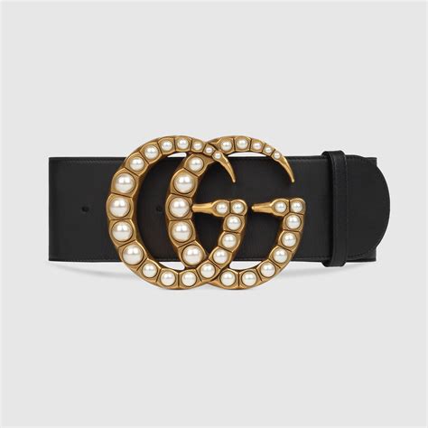 pearl double g gucci belt|gucci double g belt women's.